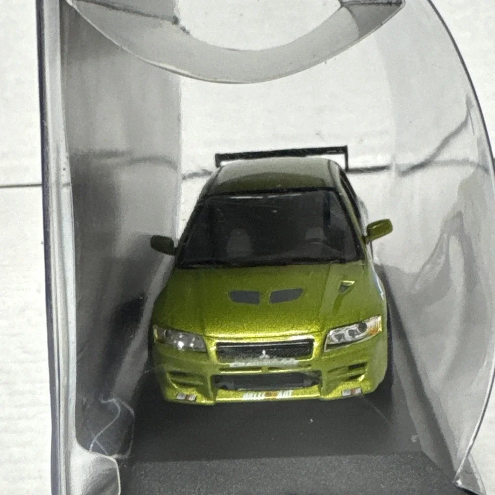 Fast And‎ Furious 2 Mitsubishi Lancer Evolution Green Diecast 1:43 Scale